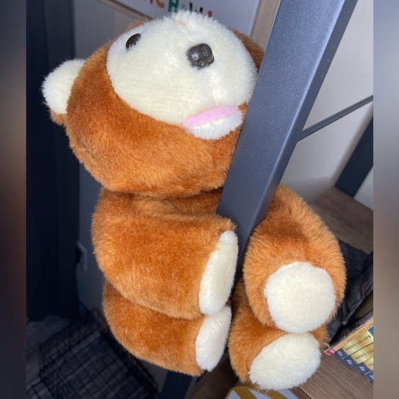 Vintage 1979 Romper Room Huggy Bear Plush Arm Hugger Teddy Retro Stuffed Animal - Picture 11 of 11